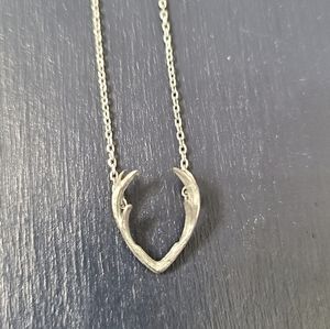 Deer antler necklace